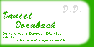 daniel dornbach business card